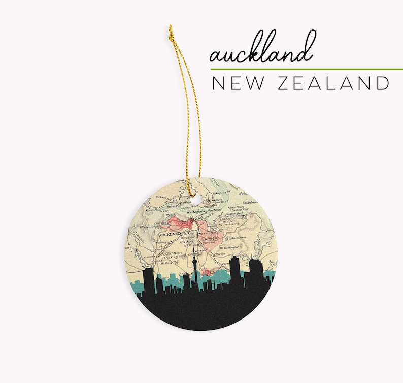 New Zealand ornament New Zealand map gifts Christchurch NZ Etsy