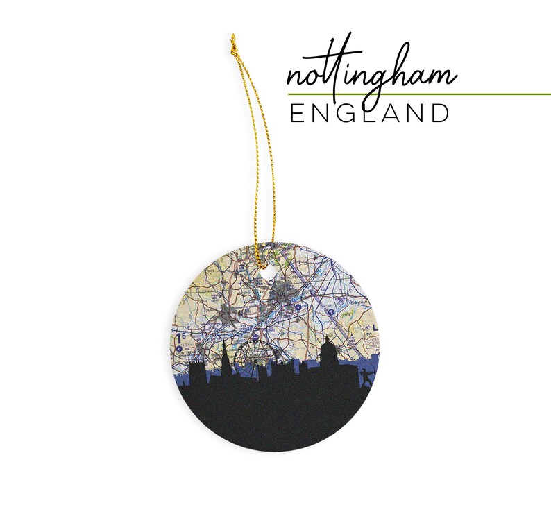 PaperFinchDesign England City Skyline Ornament - Thumbnail 2