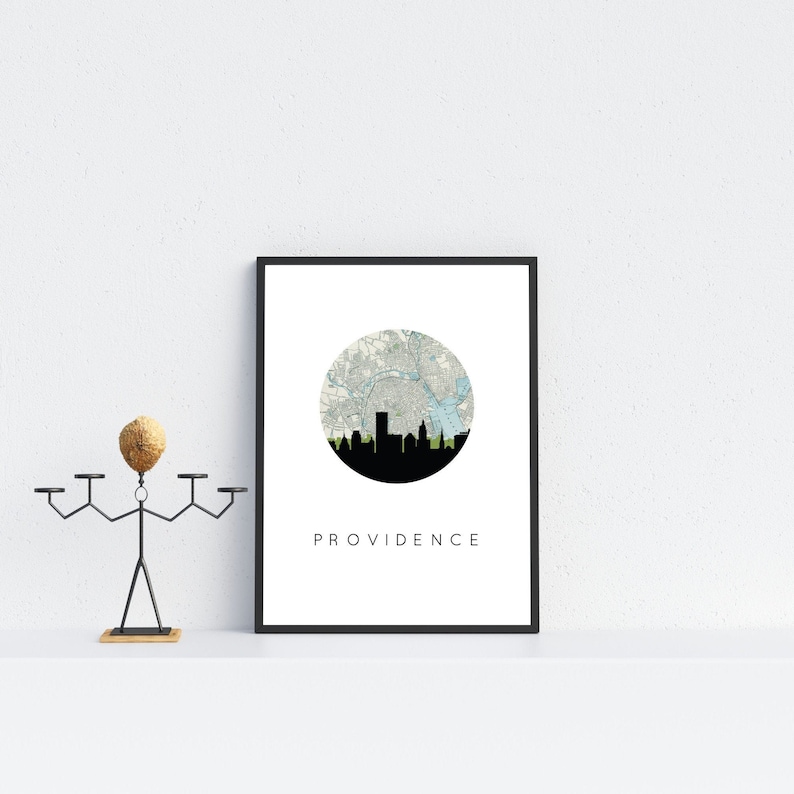 Providence RI Providence Art Providence Rhode Island City - Etsy