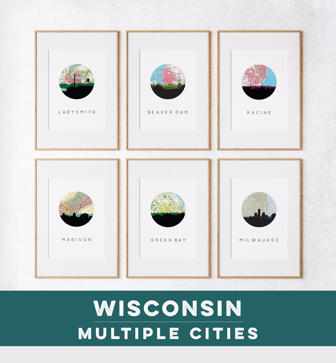 Wisconsin Art Milwaukee Art Madison WI Art Madison Etsy