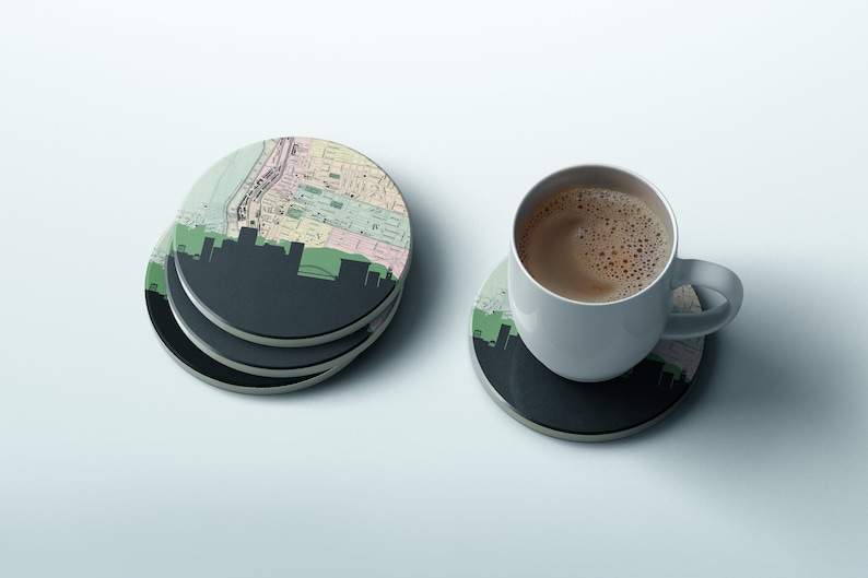 PaperFinchDesign City Map Coaster - Thumbnail 2