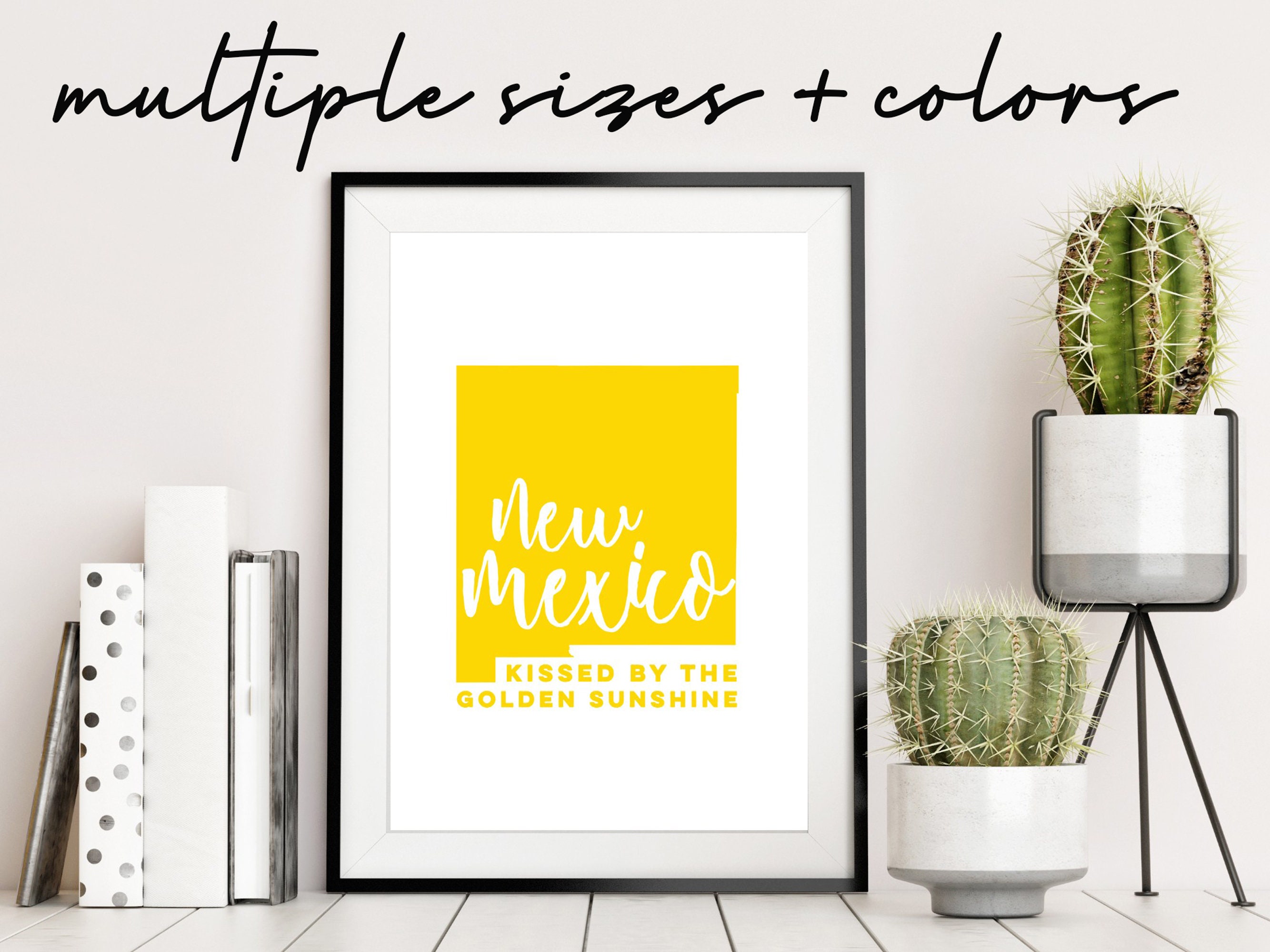 New Mexico wall art New Mexico print New Mexico state print | Etsy