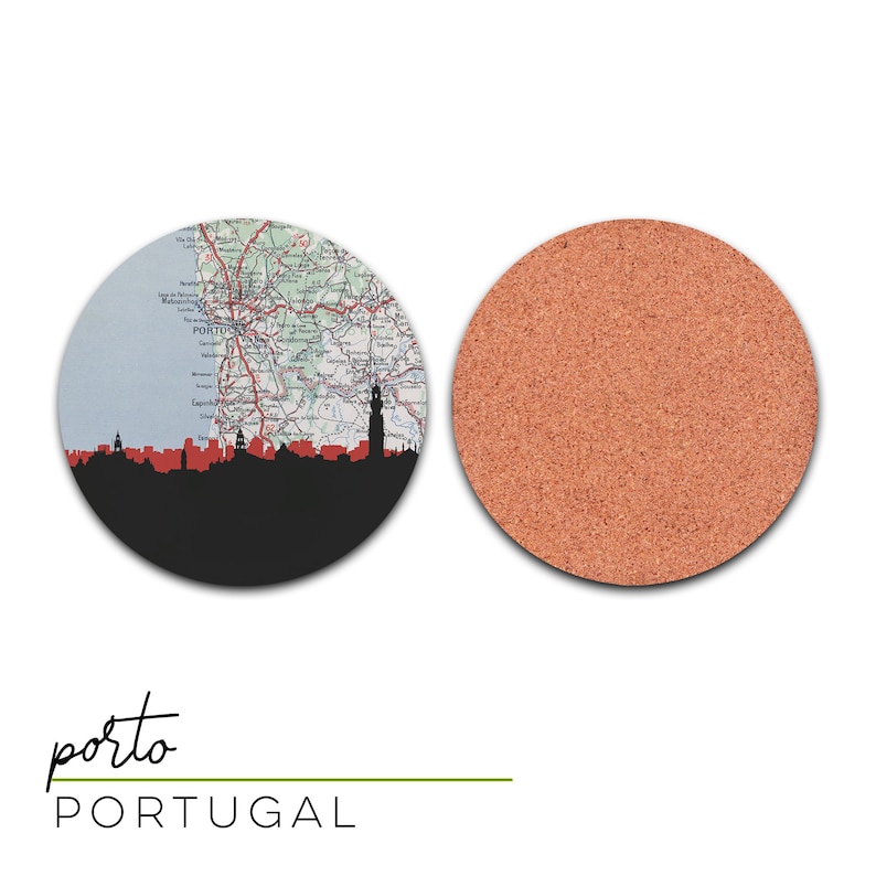 PaperFinchDesign City Map Coasters - Thumbnail 2