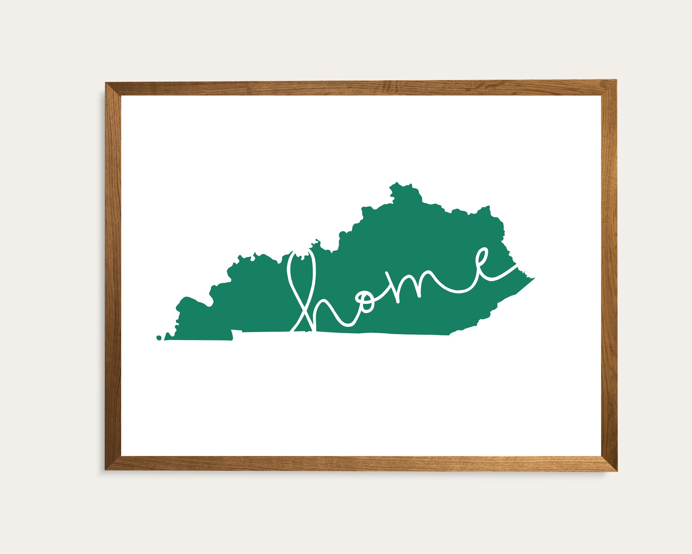 Kentucky art print Kentucky wall art old Kentucky home Etsy