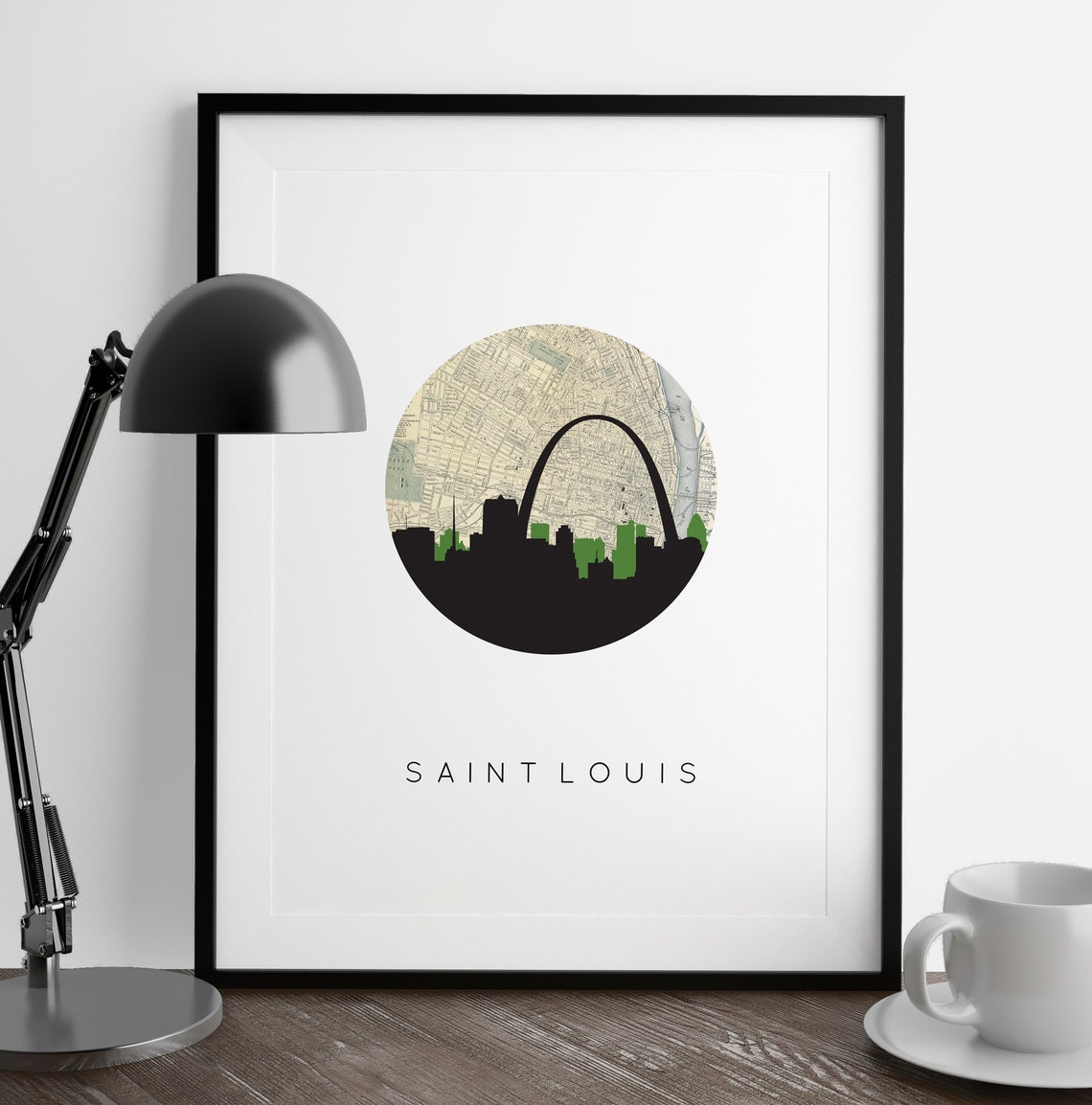 Saint Louis MO Wall Art St. Louis Missouri Gifts St Louis Etsy