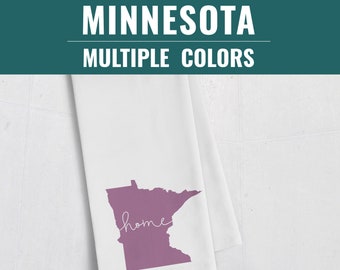 Minnesota tea towel, Minnesota home decor, Minneapolis Minnesota gifts, St Paul Minnesota, Duluth MN decor, home state gifts, kitchen towel