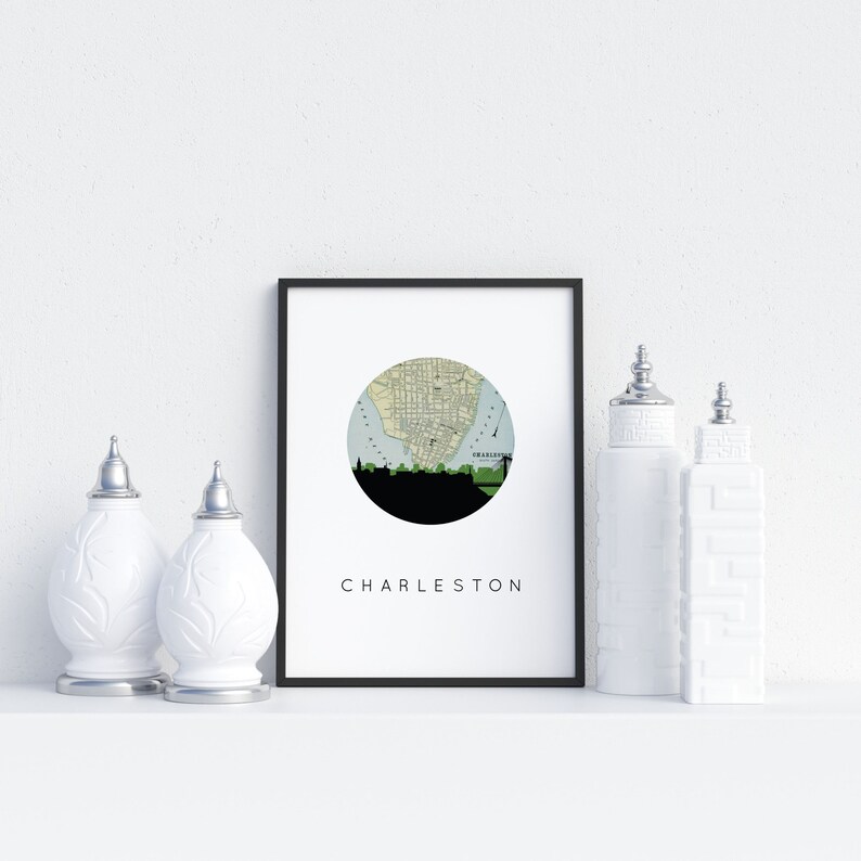 Charleston South Carolina Wall Art Charleston SC Print Etsy