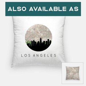 Los Angeles map, Los Angeles print, Los angeles poster, Los Angeles wall art, California housewarming gift, California living room decor image 8