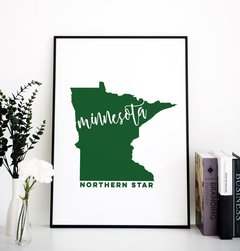 Minnesota wall art Minneapolis Minnesota art print Minnesota | Etsy