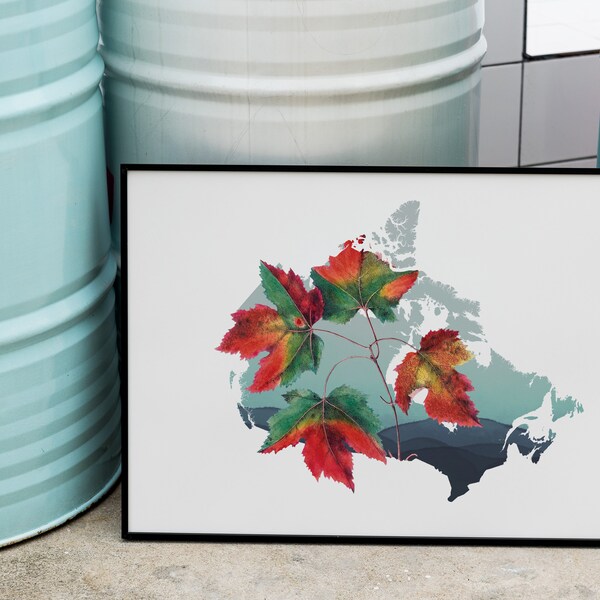 Canada Decor Etsy