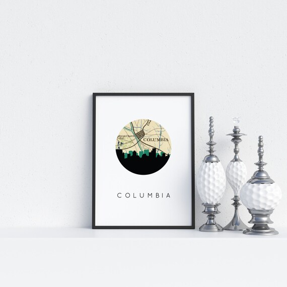 Columbia Sc Art Print South Carolina Home Decor - Home Decor Columbia Sc Columbia Sc Art Print South Carolina Home Decor - Home Decor Columbia Sc