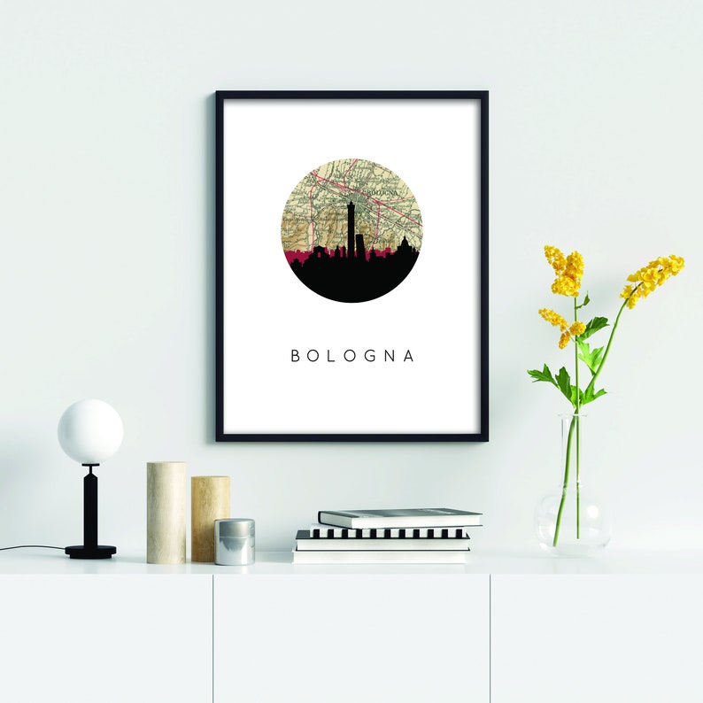 Bologna Italy Art Bologna Wall Art Travel Poster Travel Etsy