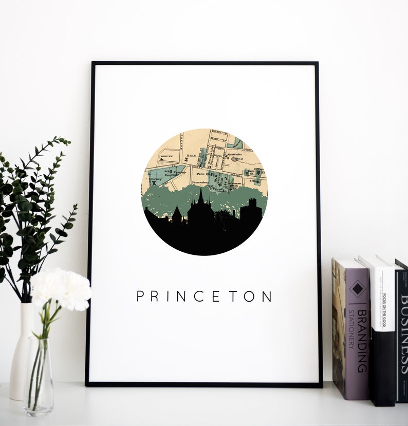 New Jersey wall art New Jersey print Newark NJ Jersey city | Etsy