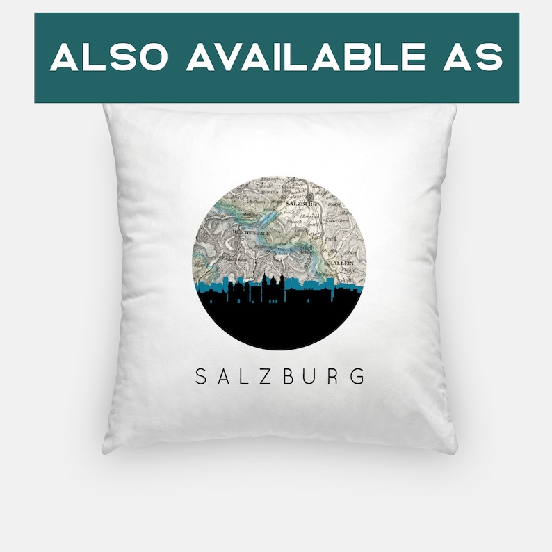 Austria gifts Austria ornament Salzburg ornament Vienna Christmas ornament Salzburg Austria Christmas ornament Vienna map ornament