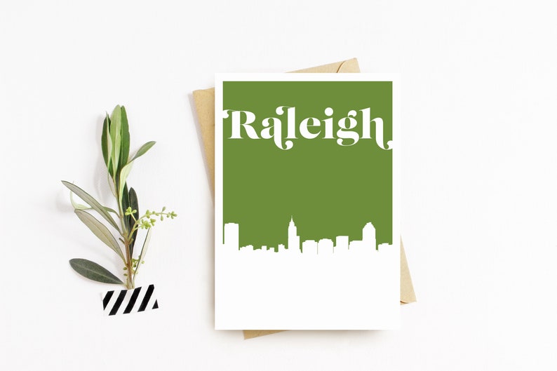 Raleigh NC Wall Art Raleigh Skyline Art Print Raleigh North Etsy