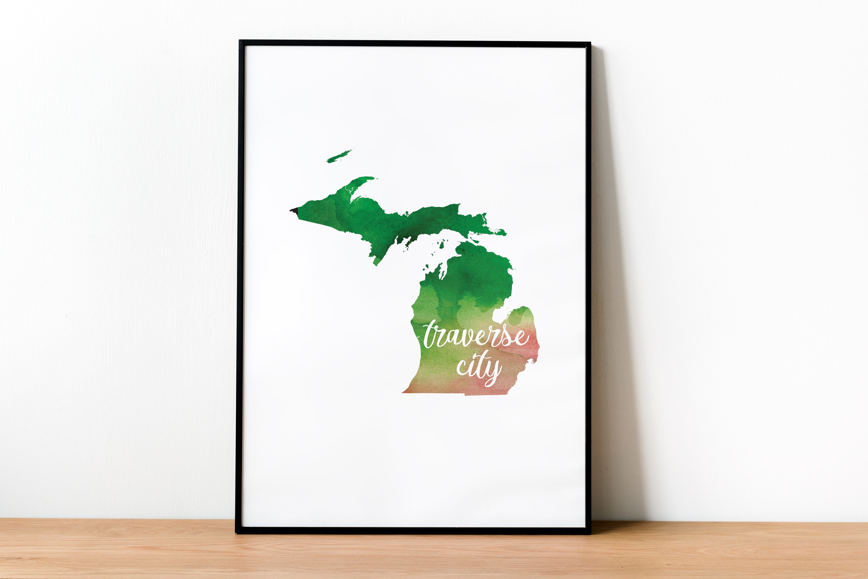 Michigan state art Michigan art print wall art prints home | Etsy