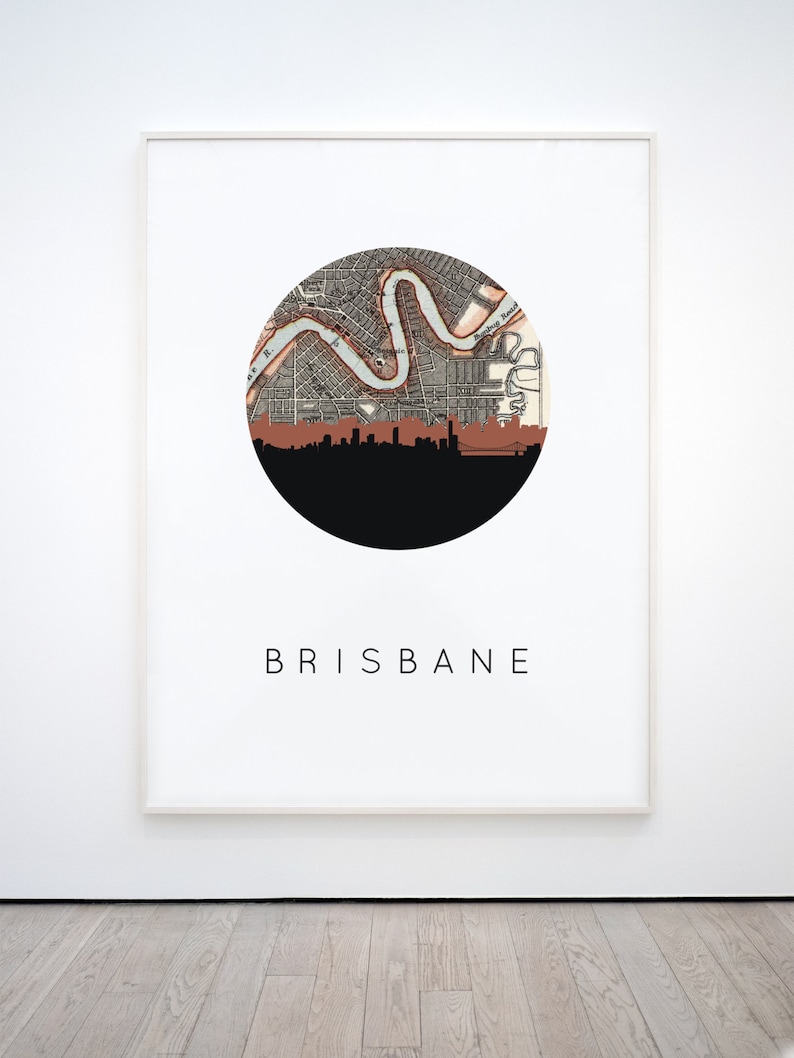 Brisbane Australia Wall Art Australia Art Print Brisbane Etsy