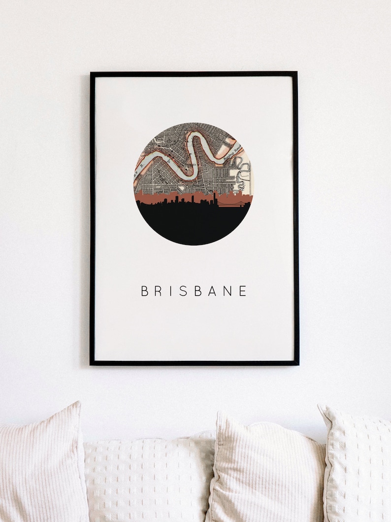 Brisbane Australia Wall Art Australia Art Print Brisbane Etsy