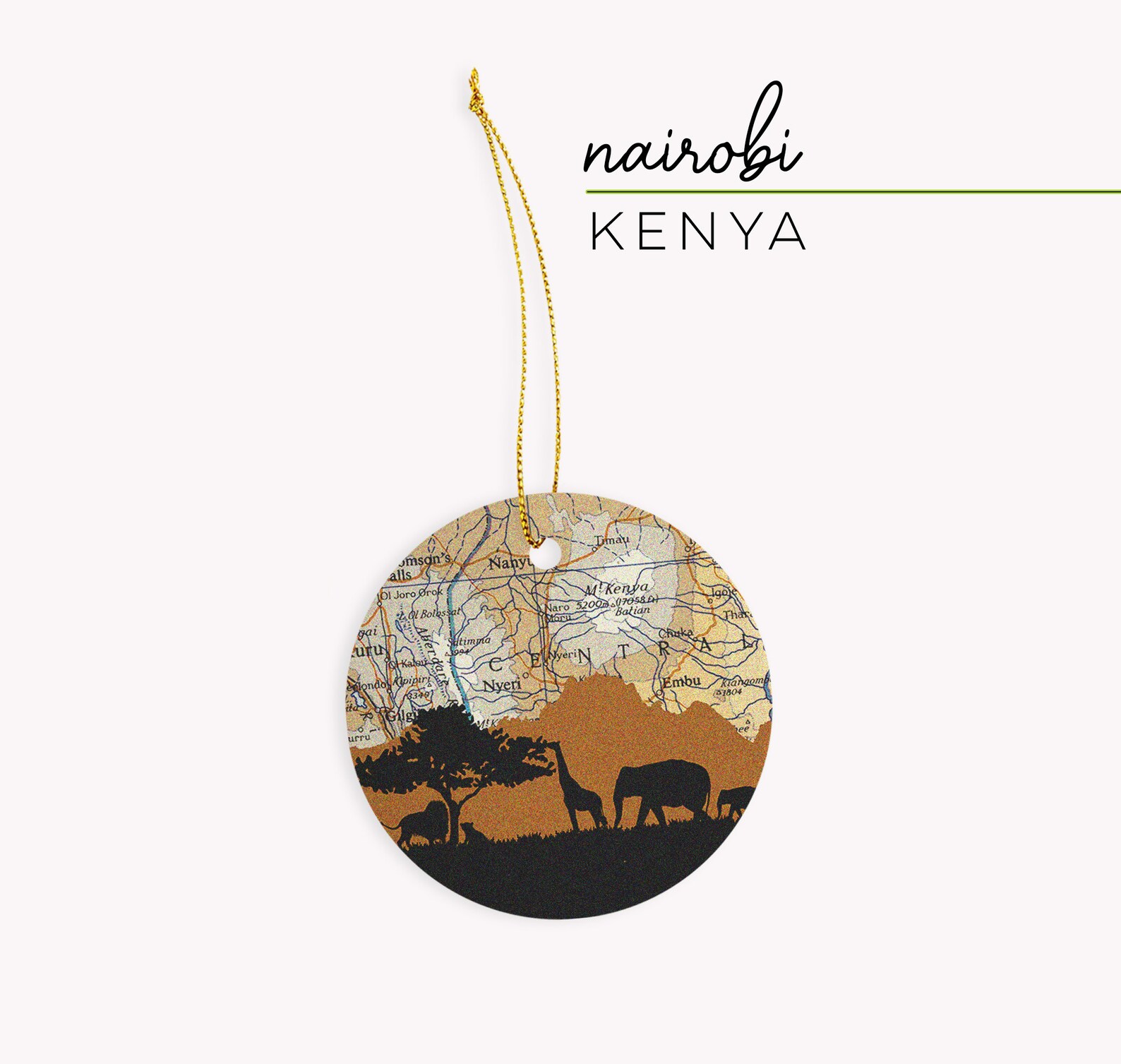 Kenya Christmas ornament Africa ornament Africa Christmas Etsy