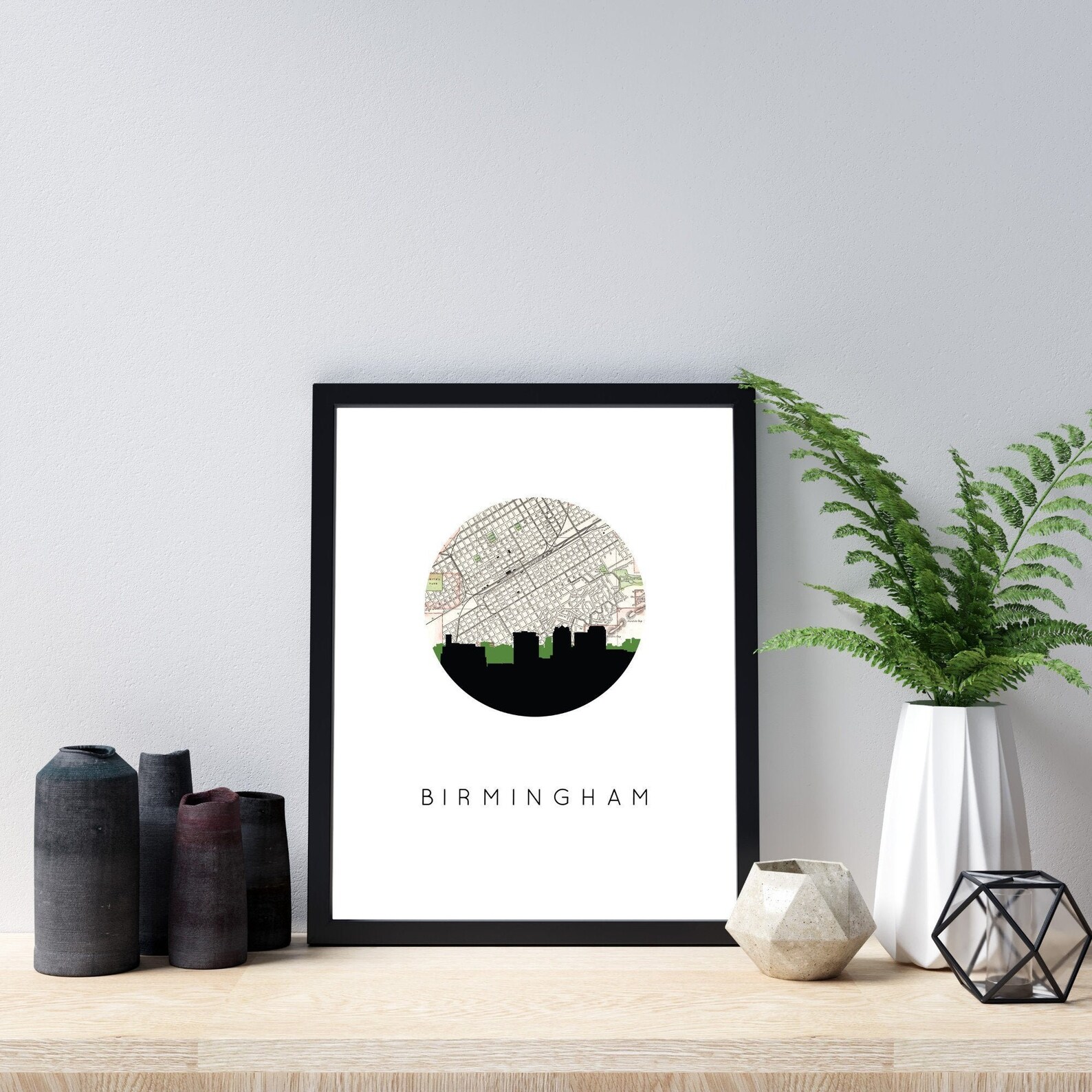 Birmingham Alabama Art Birmingham AL Wall Art Birmingham Etsy