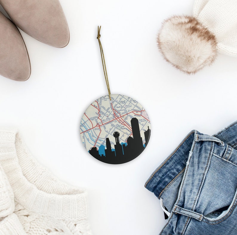 Dallas City Ornament