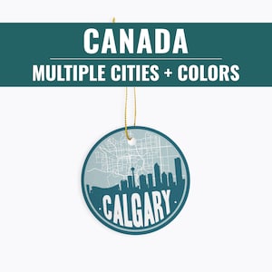 Canada Christmas Ornament: City Skyline Keepsake