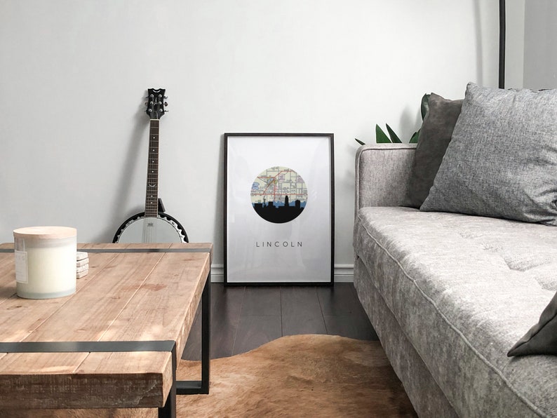 Nebraska home decor city skyline prints Omaha Nebraska art Etsy