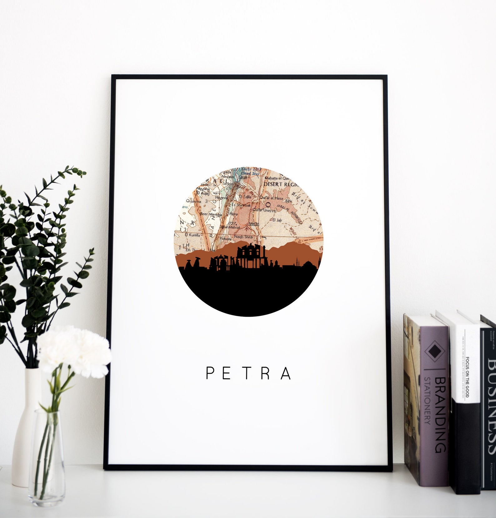 Petra Jordan Art Print Middle East Wall Art Middle East Etsy