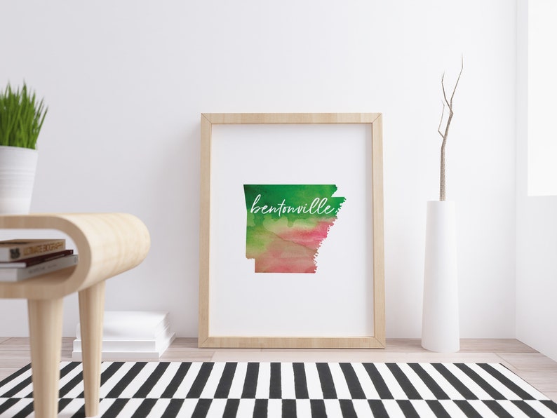 Arkansas art Arkansas artwork Little Rock Arkansas print Etsy