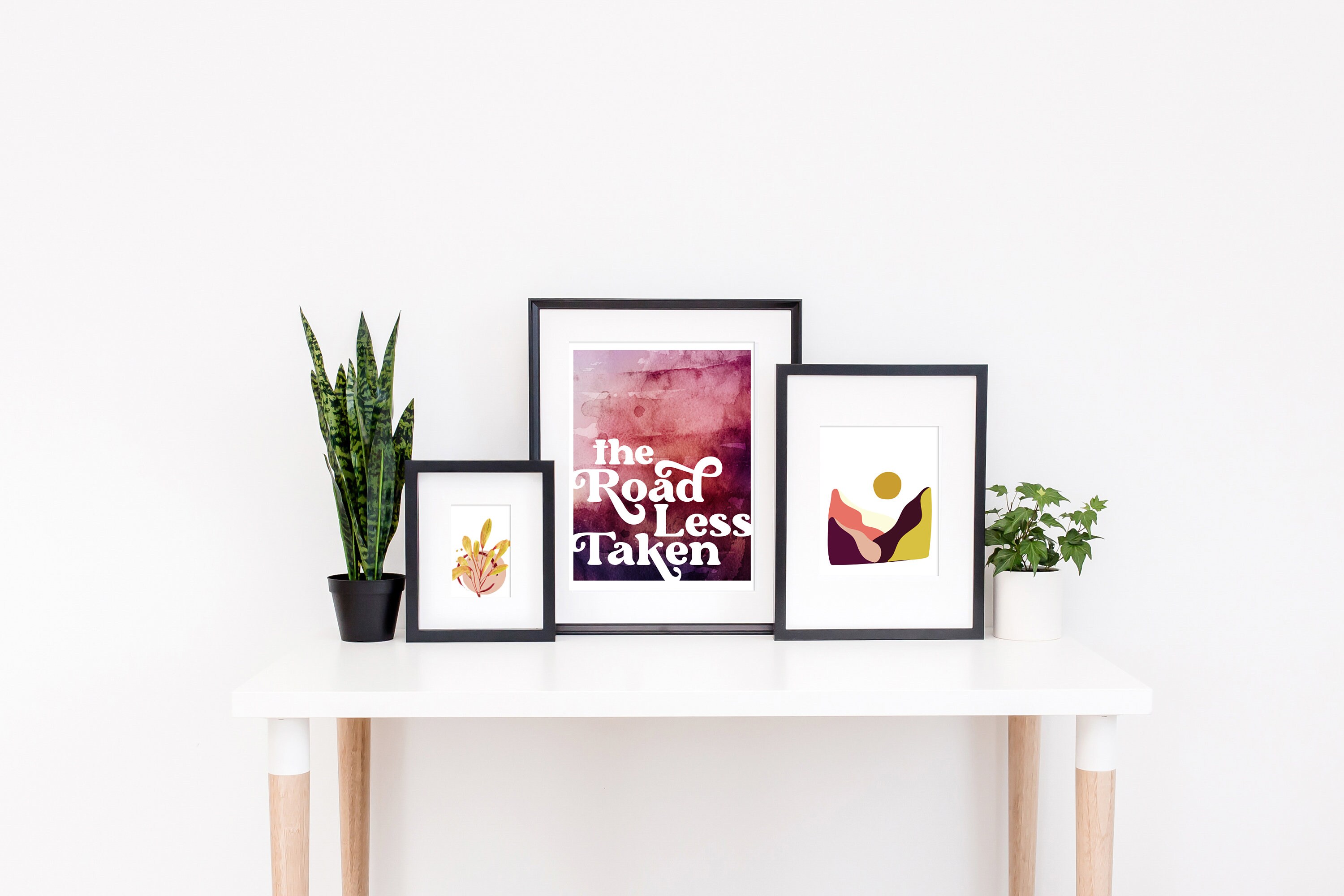 Druckbares Galerie Wandset inspirierendes Zitat Schild | Etsy