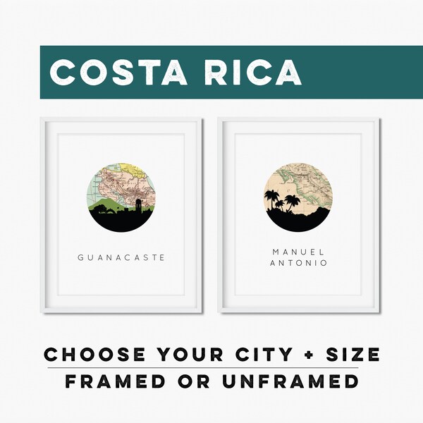 Costa Rica print, Costa Rica gifts, Guanacaste Costa Rica art, Manuel Antonio art print, Costa Rica poster, Costa Rica travel print