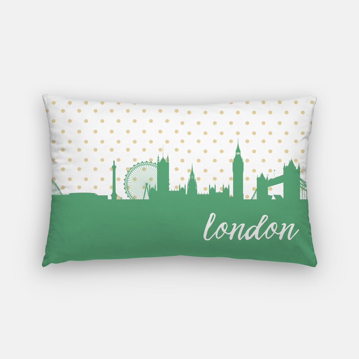 London skyline pillow London pillow London decor gold Etsy