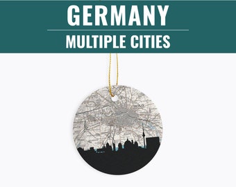 German Christmas ornament, Germany decorations, Berlin Germany, Frankfurt Germany, Freiburg, Hamburg,Munich ornament,Stuttgart Germany gifts