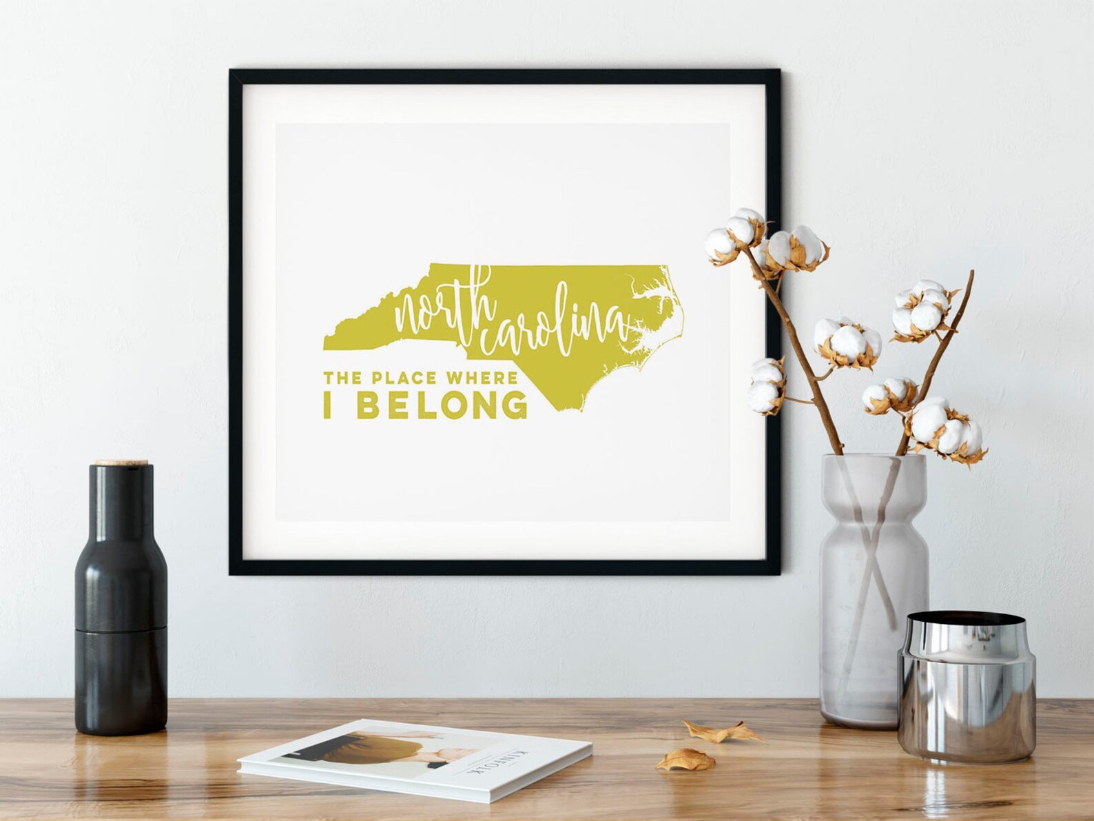 North Carolina wall art North Carolina home decor North Etsy