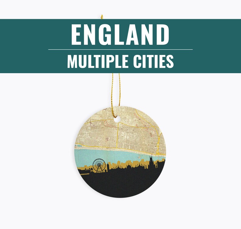 PaperFinchDesign England City Skyline Ornament - Thumbnail 5