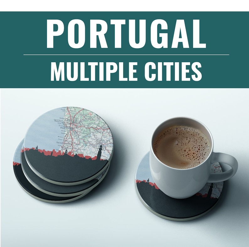 PaperFinchDesign City Map Coasters - Thumbnail 4