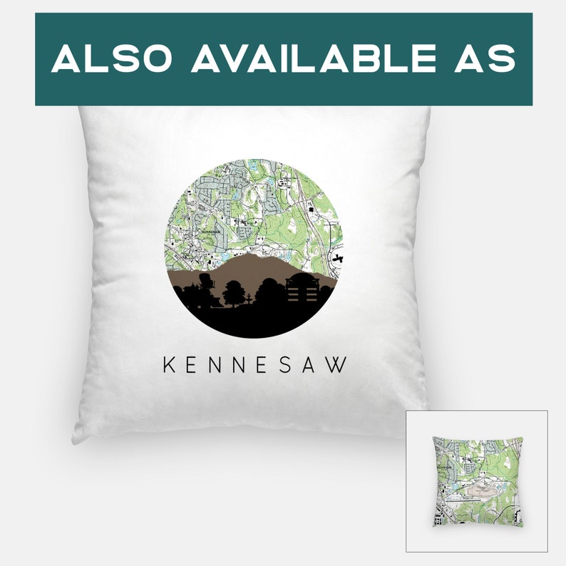 Kennesaw Skyline Print Kennesaw Mountain Art Print Etsy