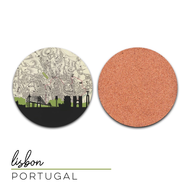 PaperFinchDesign City Map Coasters - Thumbnail 5