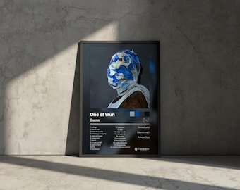 One of Wun Gunna Album Cover - Personalisierter Digitaler Musik Druck | Benutzerdefinierte Künstler & Album Wand Kunst | Geschenk für Musik-Fans