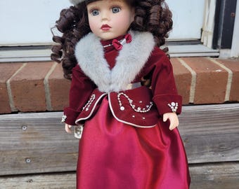 Vintage Princess, Melissa Jane Victorian Collection porcelain doll, Brass Key