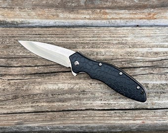 Pre-owned Kershaw Oso Sweet (1830) Folding Pocket Knife With Satin-Finished, Speed-Safe, Plain Edge