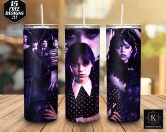 Movie Character 20 Oz Skinny Tumbler Wrap Png Sublimation Instant Download, Movie Tumbler Wrap Png, 20 Oz Wrap Png Instant Download