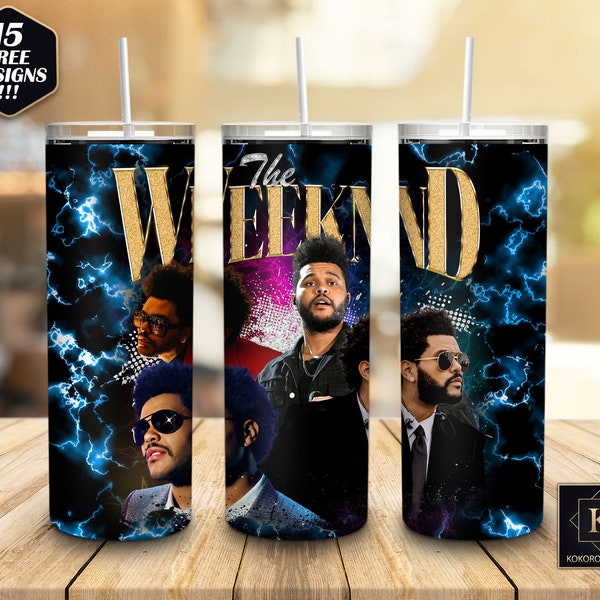 Famous Singer 20 Oz Skinny Tumbler Wrap Png Sublimation, Celebrity Tumbler Straight/Tapered Wrap Png Digital Download