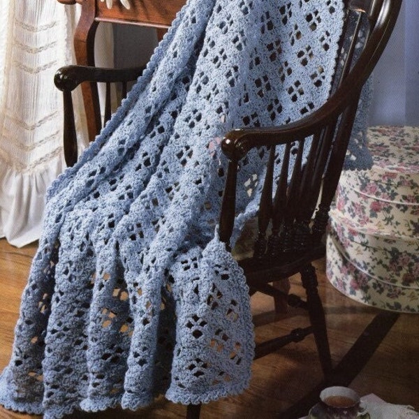 Blue Pattern Throw Blanket Etsy