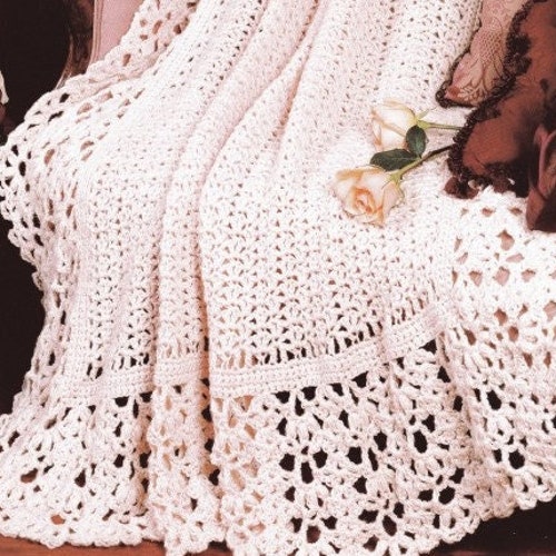 Vintage Crochet Pattern Heirloom Victorian Elegance Lace Etsy