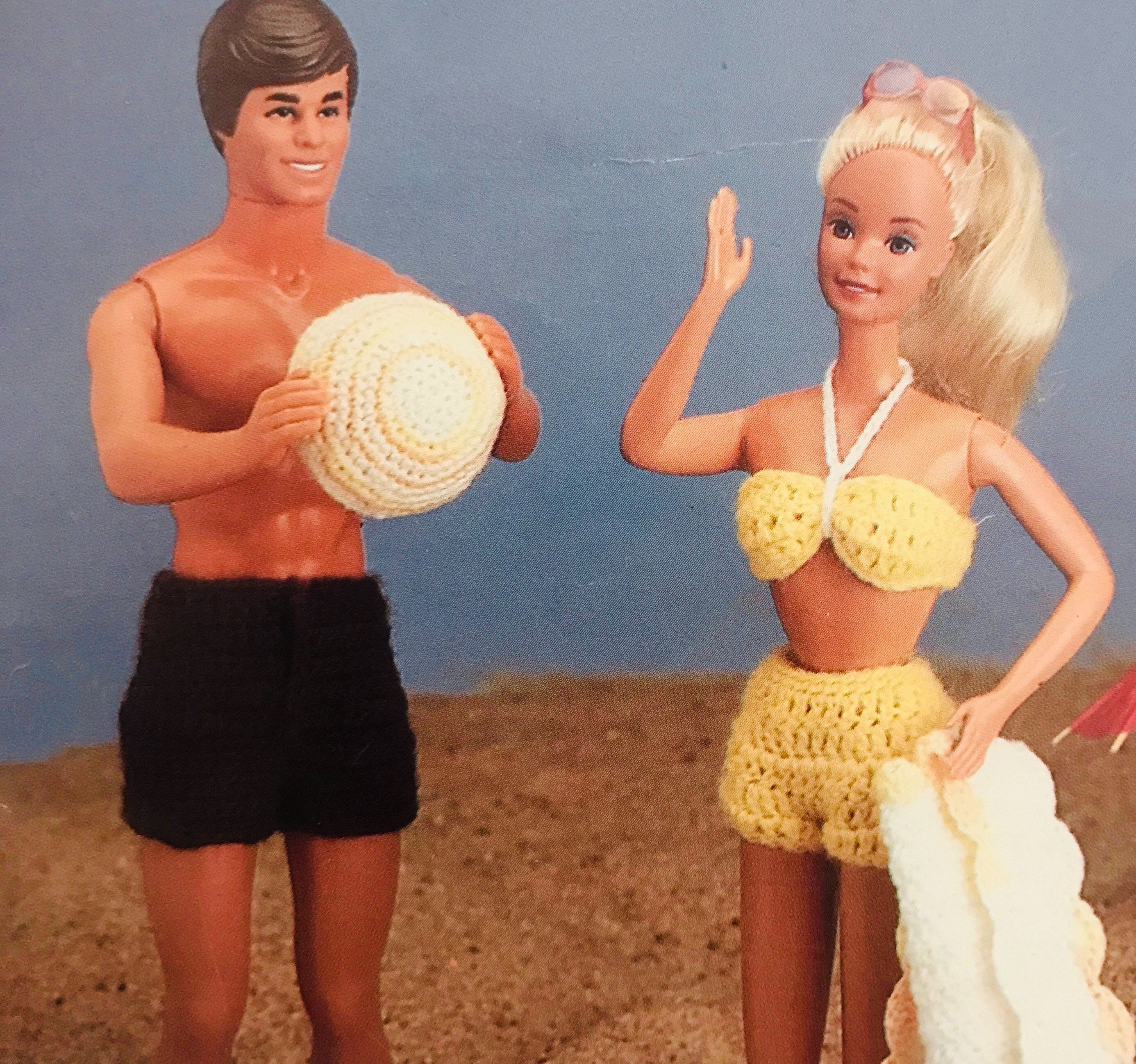 Toy Story Hawaiian Vacation Barbie Ken Figure Unused Item