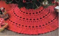 Vintage Crochet Pattern 7 Hour Christmas Tree Skirt Open Lacy Pattern PDF Instant Digital Download