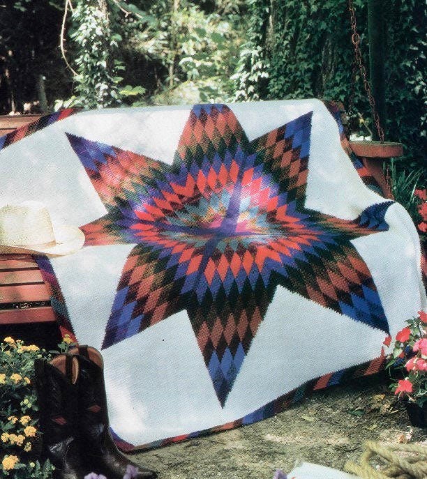 Native american star quilt - Etsy 日本