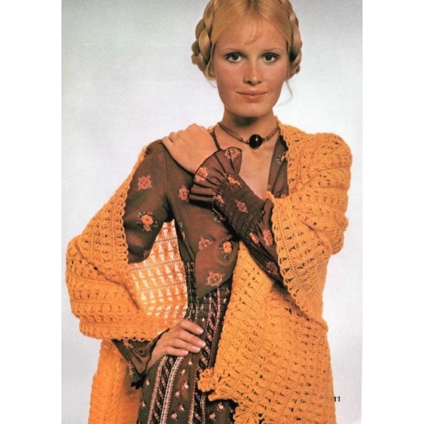 hairpin lace shawl