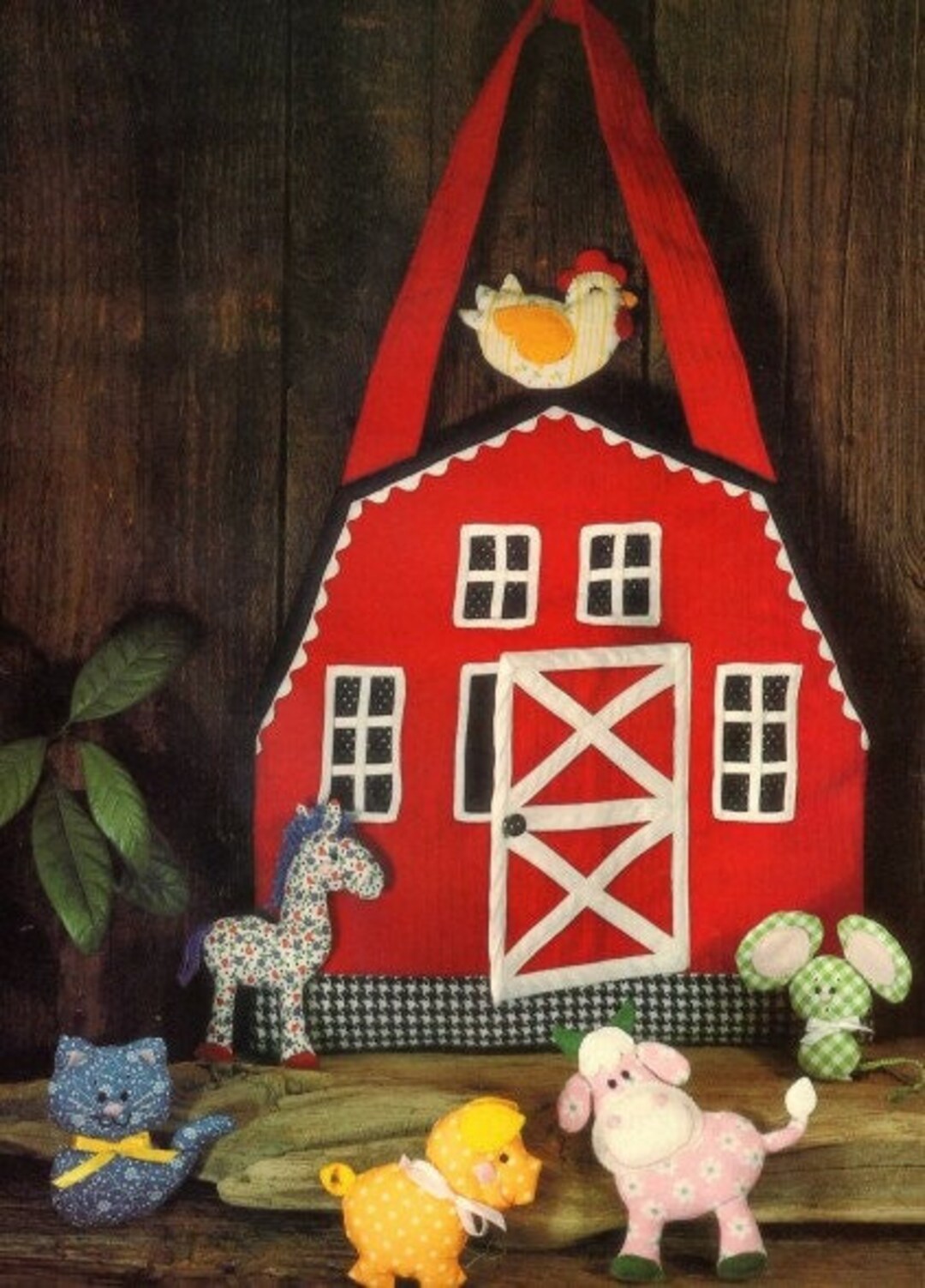 Vintage Sewing Pattern Barn Yard Animals Plush Stuffed Plush Toys PDF ...